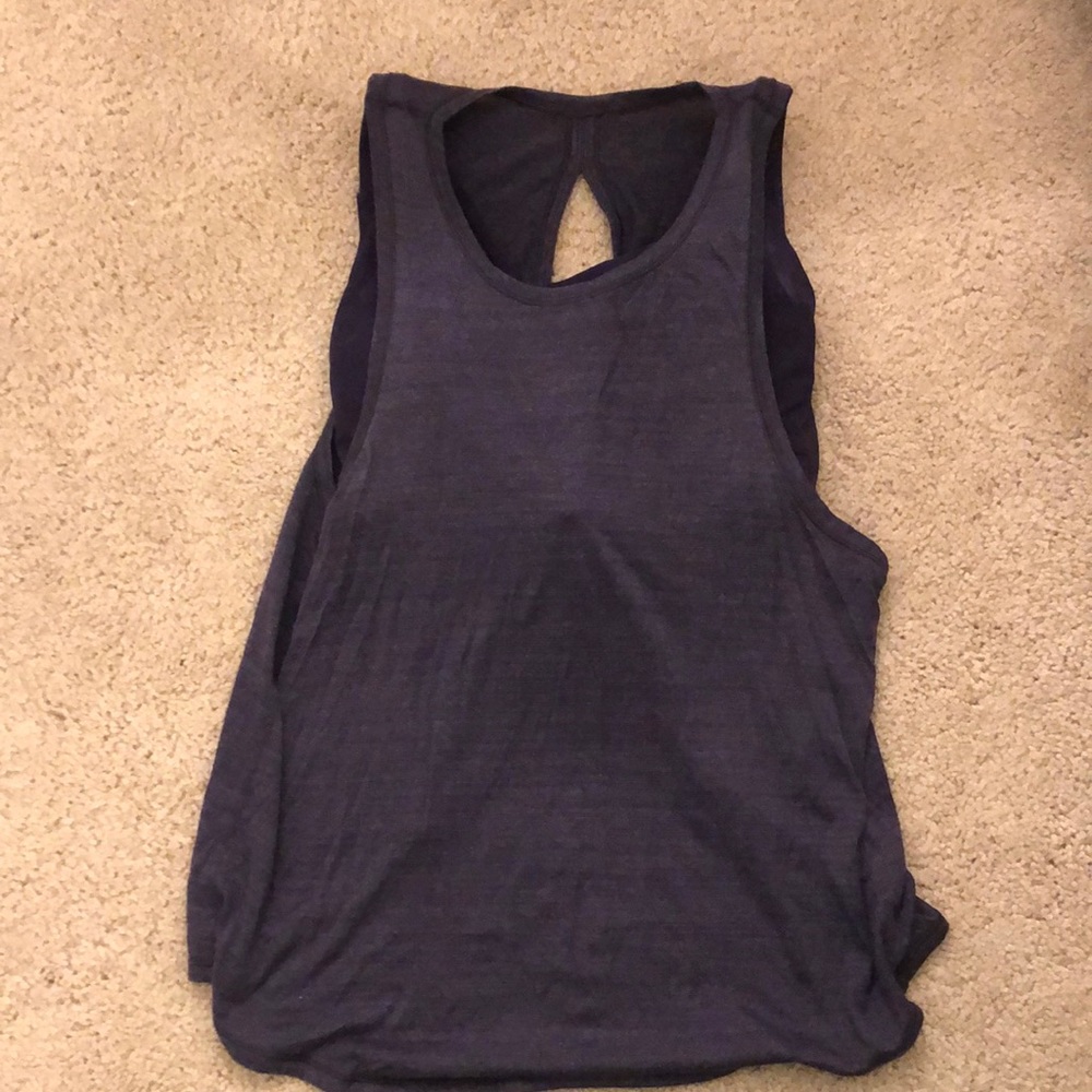 Dark Purple Lululemon Tank w Built in Sports Bra